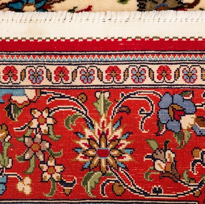 Lot 37 - A fine Qum rug, central Persia