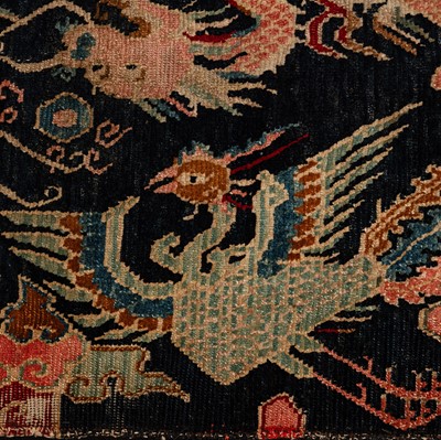 Lot 25 - An antique Tibetan rug