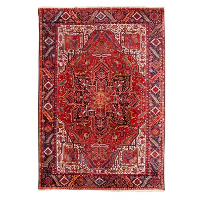 Lot 67 - An antique Heriz carpet, north-west Persia