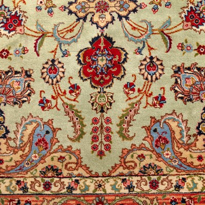 Lot 38 - A fine signed Tabriz carpet, north-west Persia