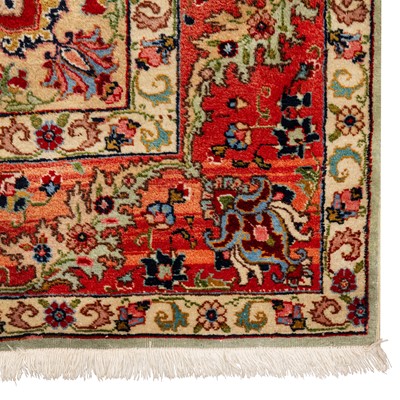 Lot 38 - A fine signed Tabriz carpet, north-west Persia