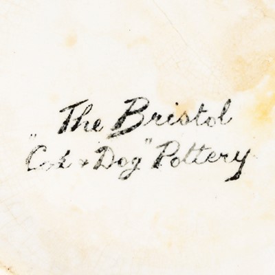 Lot 54 - Louis Wain for Bristol Cat & Dog Pottery (Pountney & Co)