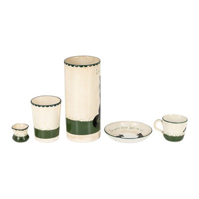 Lot 54 - Louis Wain for Bristol Cat & Dog Pottery (Pountney & Co)