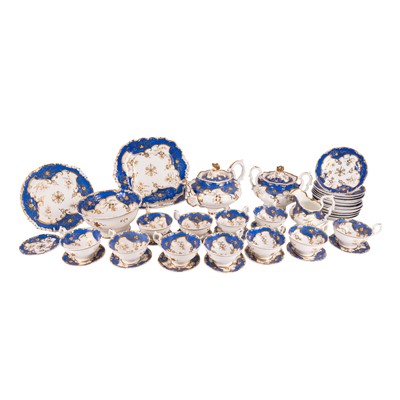 Lot 321 - A William IV period Davenport porcelain tea service