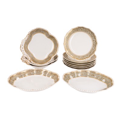 Lot 323 - A Bloor Derby (1811-1846) part dessert service