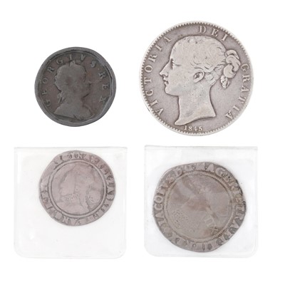 Lot 613 - Group of four British coins