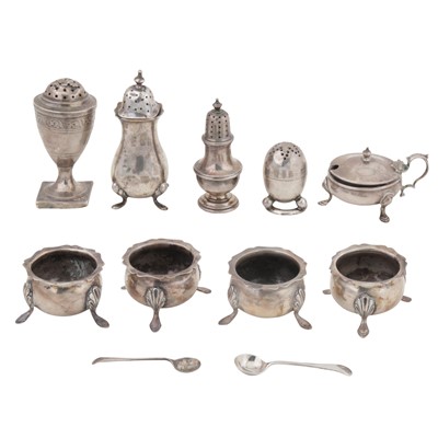 Lot 704 - A mixed group of cruets