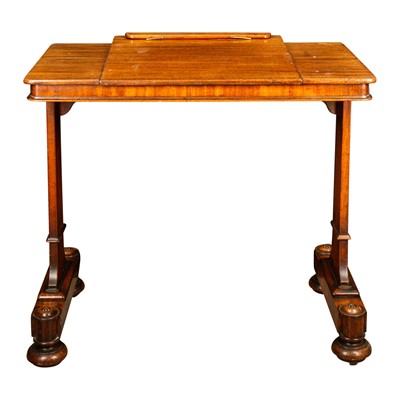 Lot 67 - A William IV mahogany library reading table