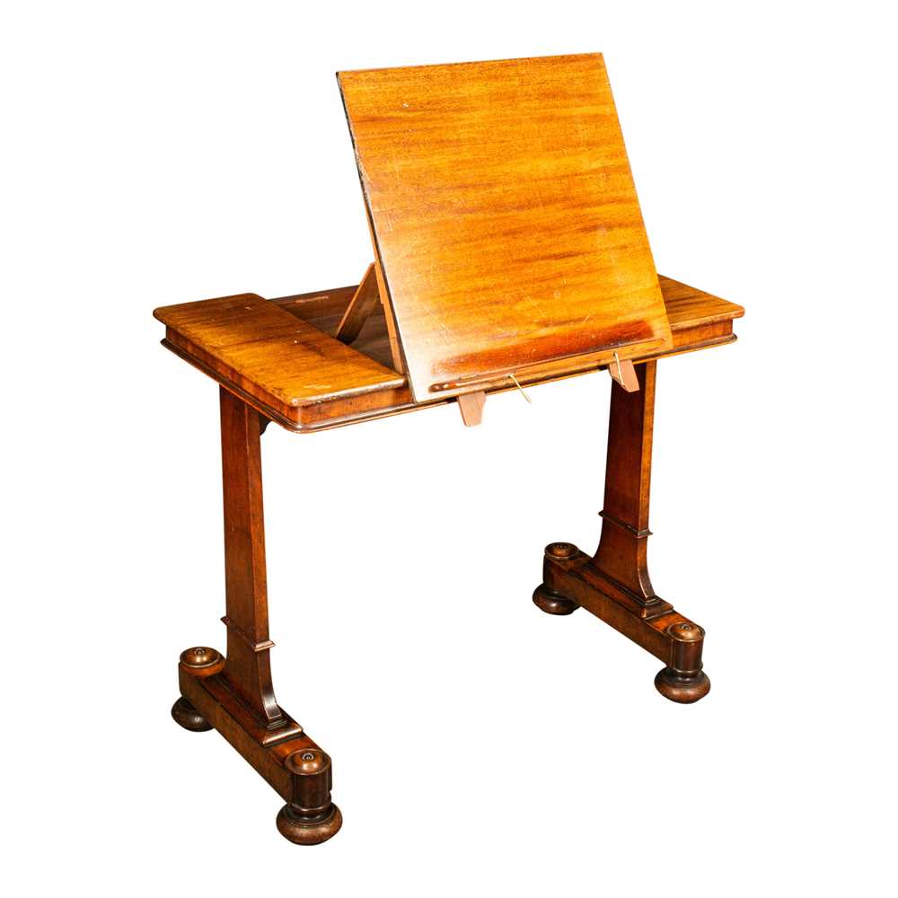 Lot 67 - A William IV mahogany library reading table