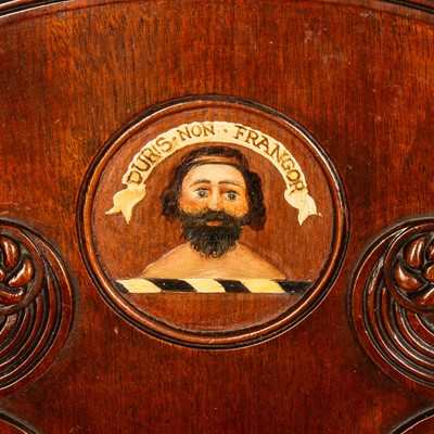 Lot 74 - A 19th century vernacular comb-back Windsor armchair