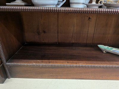 Lot 5 - A Regency mahogany open bookcase