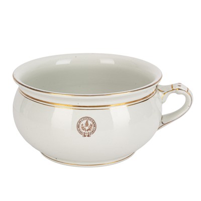 Lot 237 - Railway interest- a chamber pot for London. Midland & Scottish Railway Company