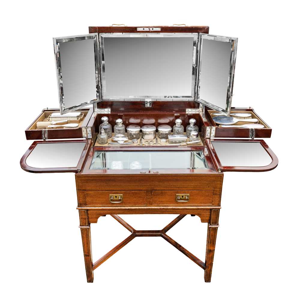 Lot 30 - A German mahogany dressing table, circa 1920s