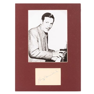 Lot 316 - Autograph Collection.- Incl Hoagy Carmichael