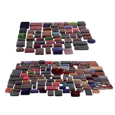 Lot 494 - A collection of antique jewellery boxes