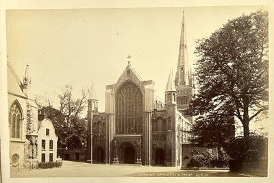 Lot 48 - James Valentine (1815-1879). Norwich & Norfolk Albumen Photograph Album circa 1885.
