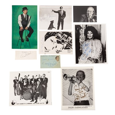 Lot Autograph Collection.- British Band Leaders & Jazz Musicians