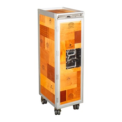 Lot 494 - An Adorini cigar humidor cabinet trolley