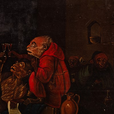 Lot 28 - Follower of David Teniers the Younger (Flemish, 1610-1690)