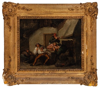 Lot 52 - Circle of Adriaen Brouwer (Flemish, 1605/06-1638)