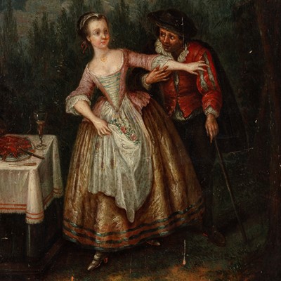 Lot 66 - Attributed to Jean-Baptiste Lebel (French, c.1700-c.1749)