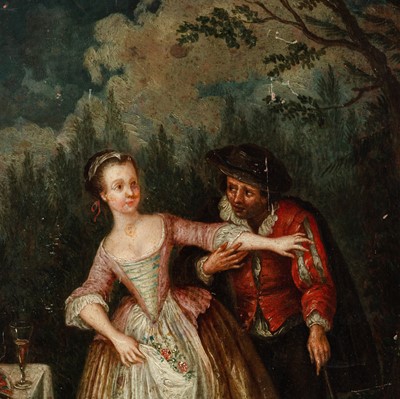 Lot 66 - Attributed to Jean-Baptiste Lebel (French, c.1700-c.1749)