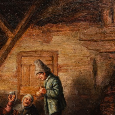 Lot 51 - Circle of Adriaen van Ostade (Dutch, 1610-1685)