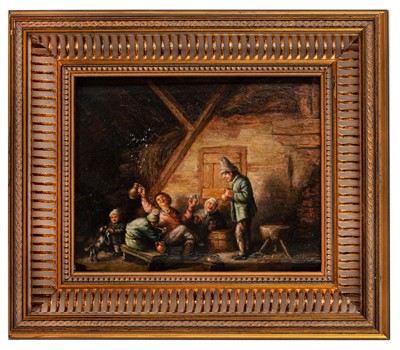 Lot 51 - Circle of Adriaen van Ostade (Dutch, 1610-1685)