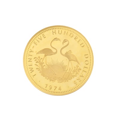 Lot 607 - Commonwealth of Bahamas $2500 coin