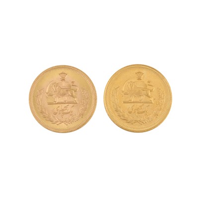 Lot 604 - Two Iranian Gold Coins