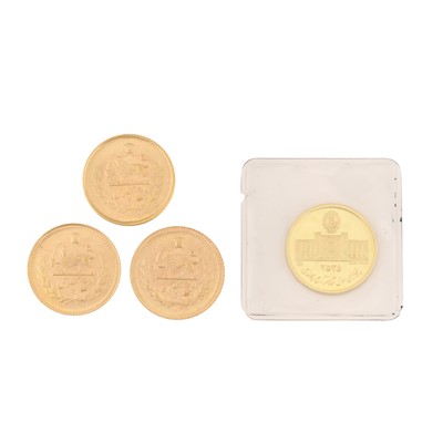 Lot 601 - Four Iranian Gold Coins