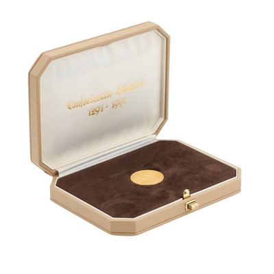 Lot 608 - Swiss Commemorative Gold Coin