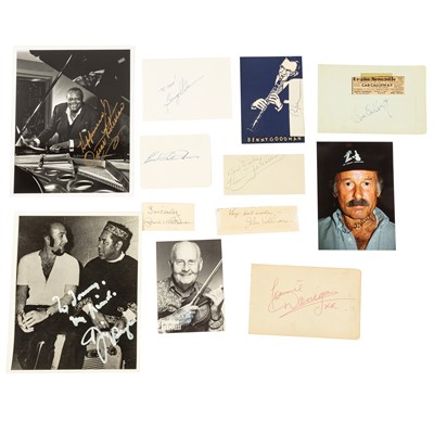 Lot 319 - Autograph Collection.- Jazz Music