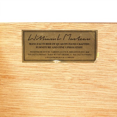 Lot 57 - A pair of William Maclean Sheraton-style bedside tables