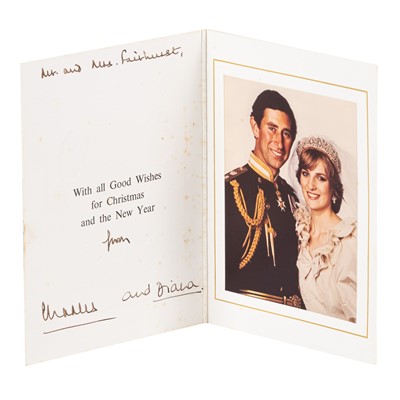 Lot 489 - Charles III, King of the United Kingdom and Diana, Princess of Wales