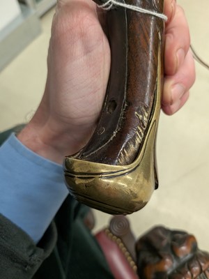 Lot 92 - A flintlock holster pistol, circa 1800
