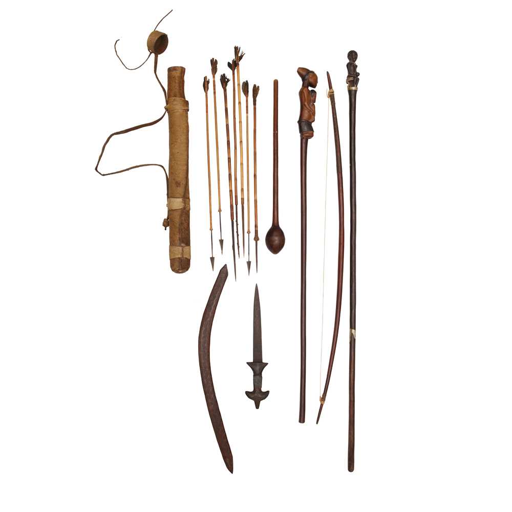 Lot 94 - Ethnographic interest - collection of tribal weapons