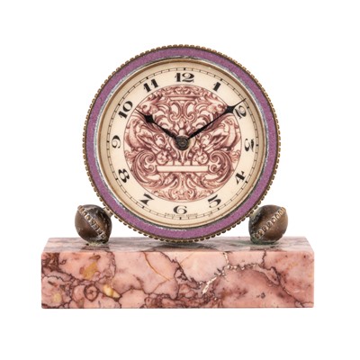 Lot 122 - A Swiss desk timepiece, late 19th / early 20th century