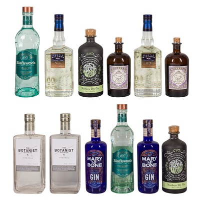 Lot 430 - Assorted Gins - 12 bottles