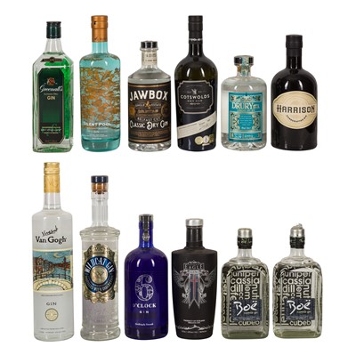 Lot 429 - Assorted Gins - 12 bottles