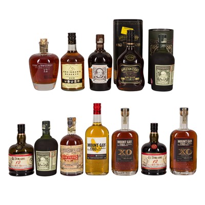 Lot 441 - Assorted Rum - 12 bottles