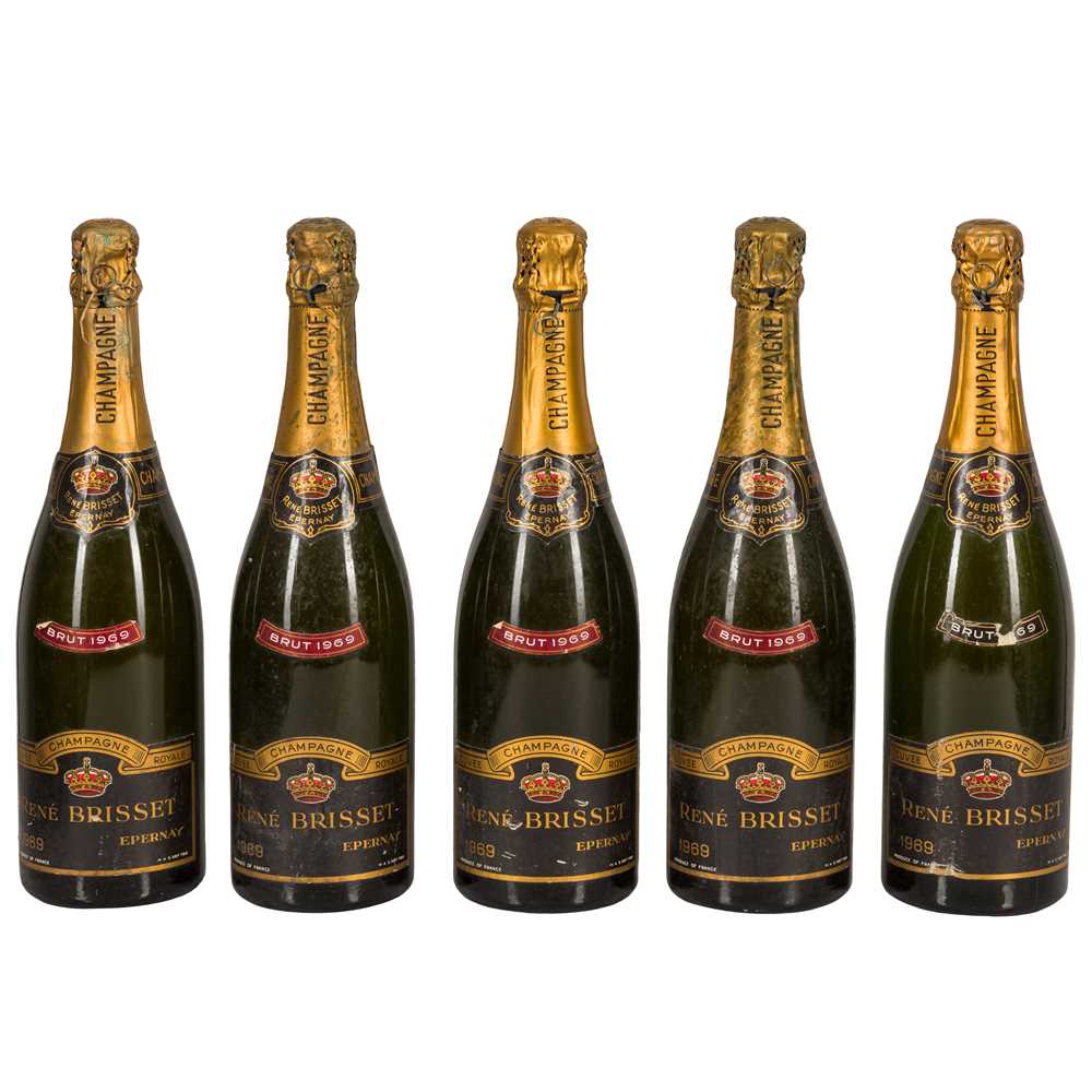 Lot 33 - Rene Brisset 1969 - 5 bottles