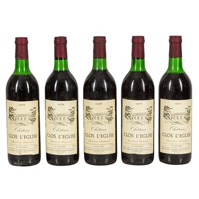 Lot 110 - Clos L'Eglise 1976 - 5 bottles