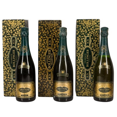 Lot 8 - Bollinger R.D. 1975 & 1976 - 3 bottles