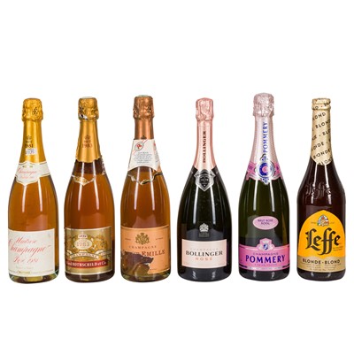 Lot 71 - A Collection of Non-Vintage Rosé Champagne - 5 bottles