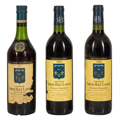 Lot 130 - Chateau Smith Haut Lafitte 1973 & 1988 - 3 bottles