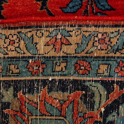 Lot 74 - A fine antique Sarouk carpet, west Persia