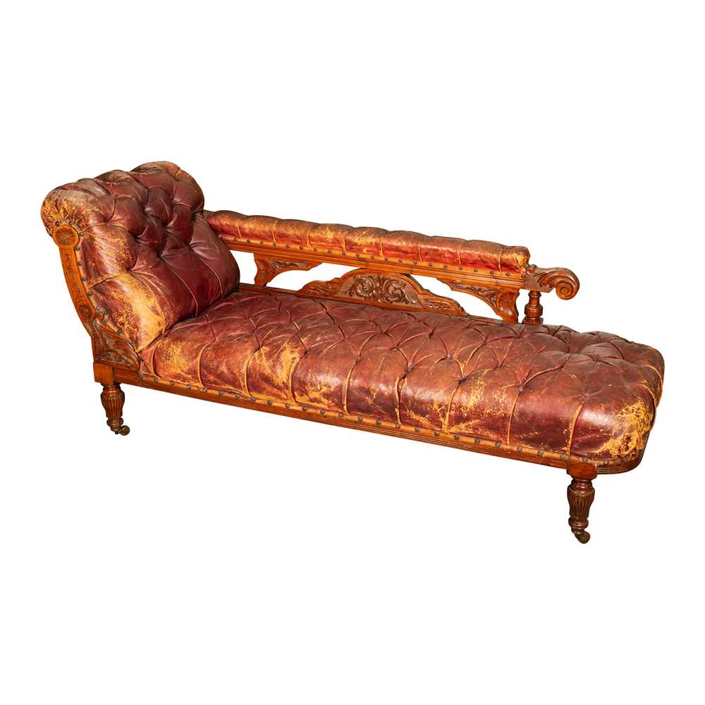 Lot 73 - A Victorian chaise longue