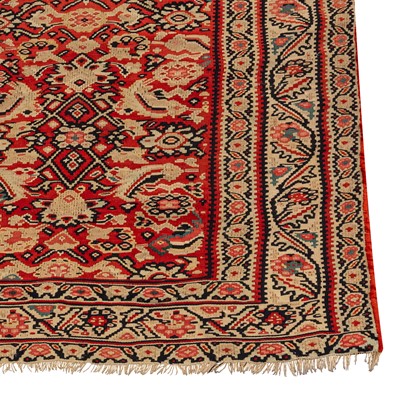 Lot 55 - An antique Senneh kilim, west Persia