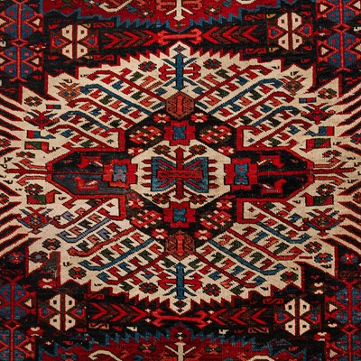 Lot 91 - An antique Zejwa rug, east Caucasus